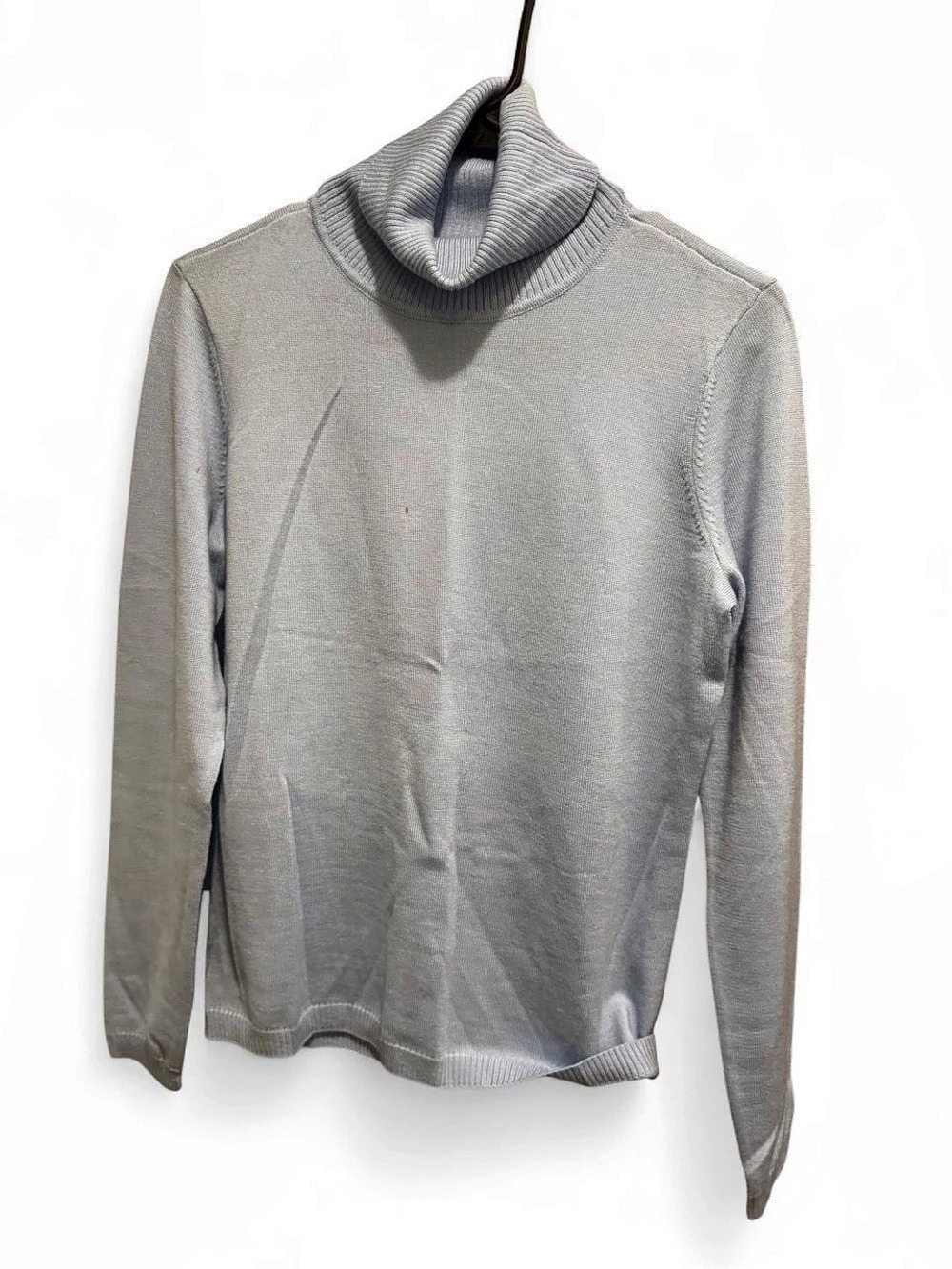 Pendleton Merino Wool Turtleneck in Baby Blue Size Small